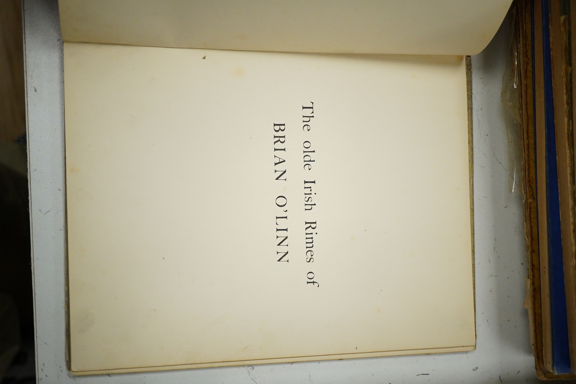 Praeger, Sophia, Rosamond - 8 works - How We Went to School, [1903]; How They Came Home From School, [1911]; How They Went to the Seaside, [1909] and The Olde Irishe Rimes of Brian O’Linn, 1901; The Tale of the Little Tw